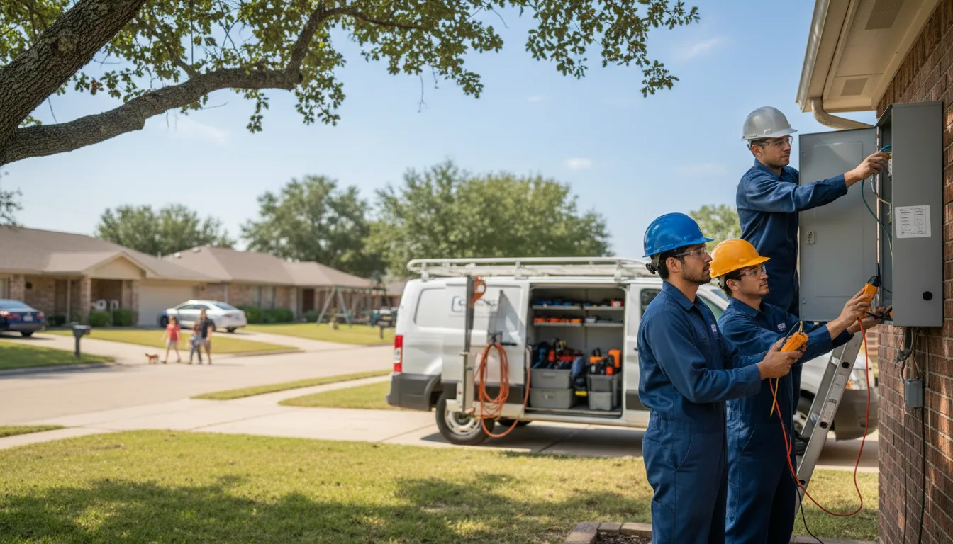 Certified electrician providing emergency electrical services in Midway, KY